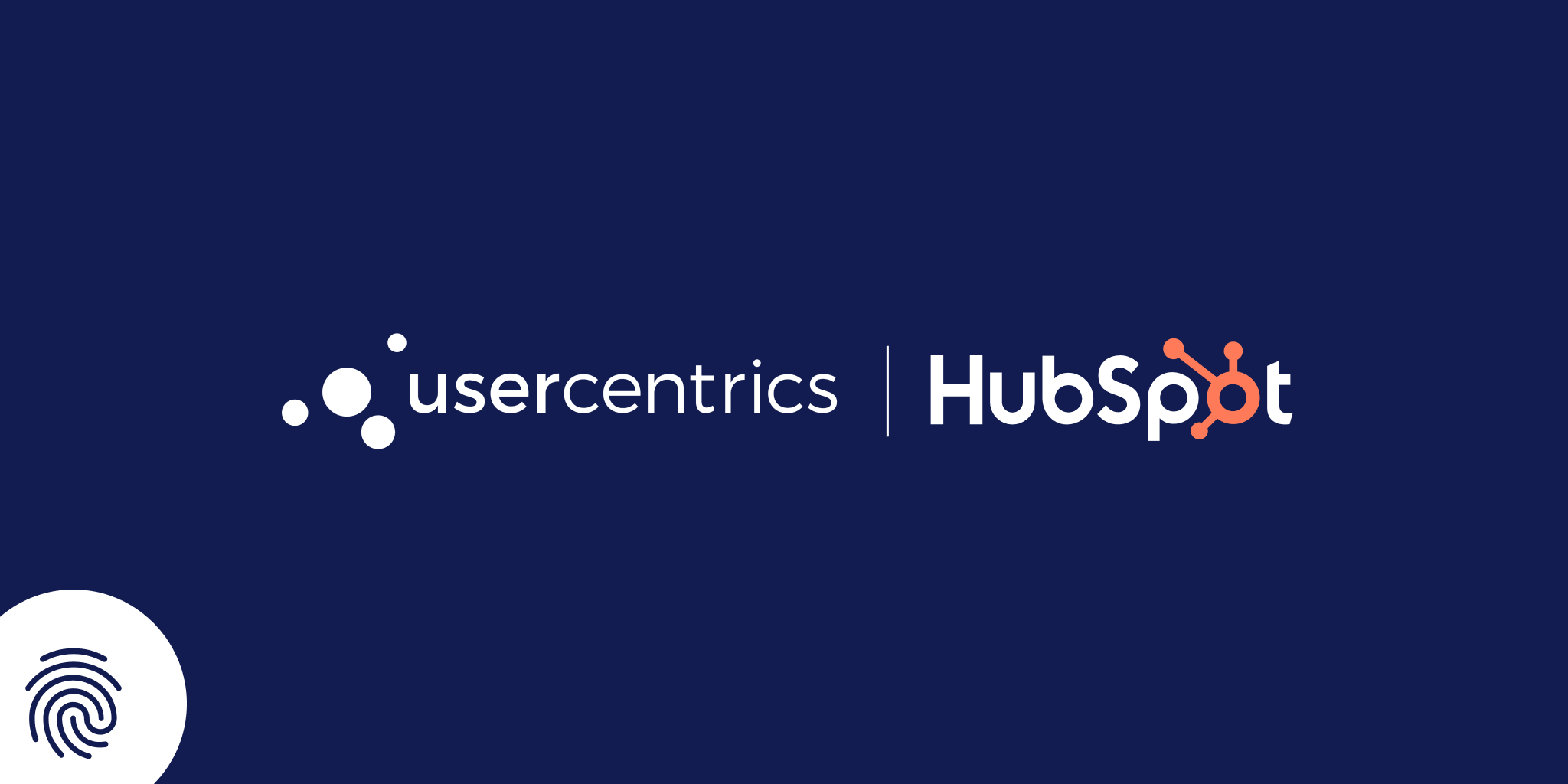 Usercentrics und HubSpot Logos nebeneinander