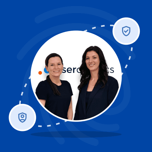 Michaela Mars, Senior Vice President Partnerships und Adelina Peltea, Chief Marketing Officer bei Usercentrics