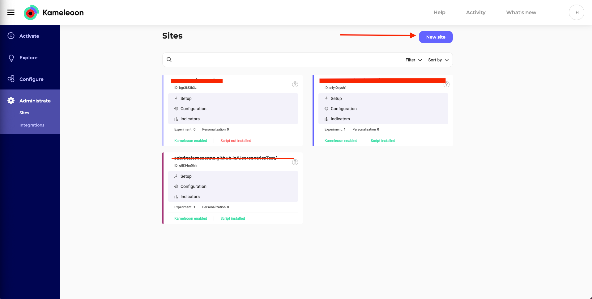 Sites