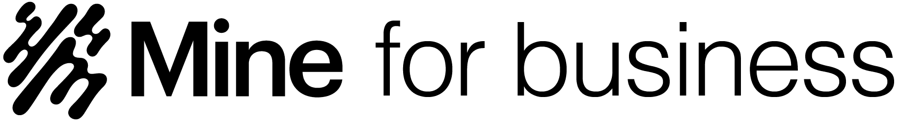Mine for business logo