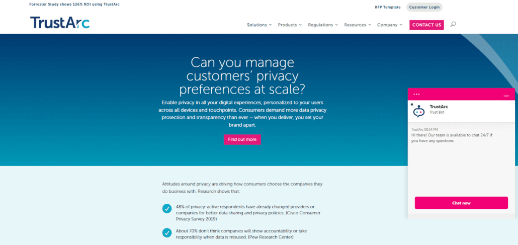 TrustArc Consent and Preference Manager