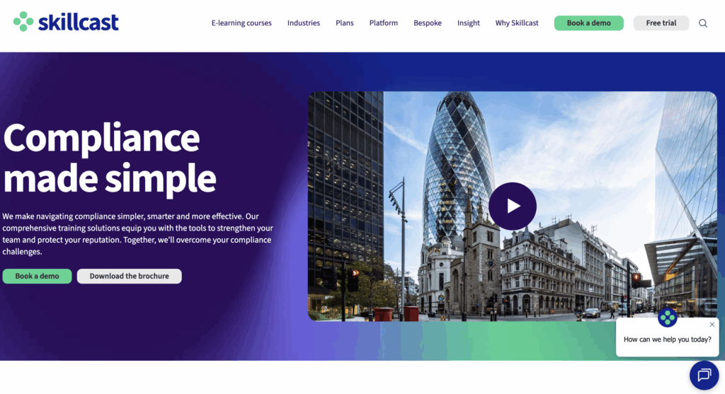 Skillcast homepage